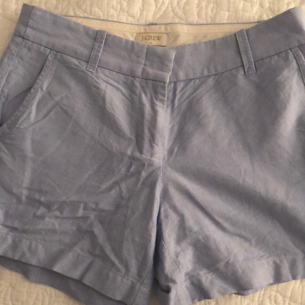 J Crew chambray barely worn shorts!